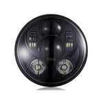 VisionPRO 8600B Series 5 3/4" Black LED Projection Daymaker Headlight for Harley Sportster, Dyna and Other Models