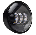 VisionPRO 8700BP Black 4.5" LED Passing Lamp Kit for Harley Davidson and Others "PAIR"