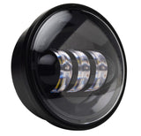 VisionPRO 8700BP Black 4.5" LED Passing Lamp Kit for Harley Davidson and Others "PAIR"