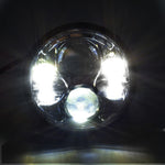 VisionPRO 8600C Series 5 3/4" Chrome LED Projection Daymaker Headlight for Harley Sportster, Dyna and Other Models
