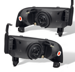Winjet® - Black Euro Headlights